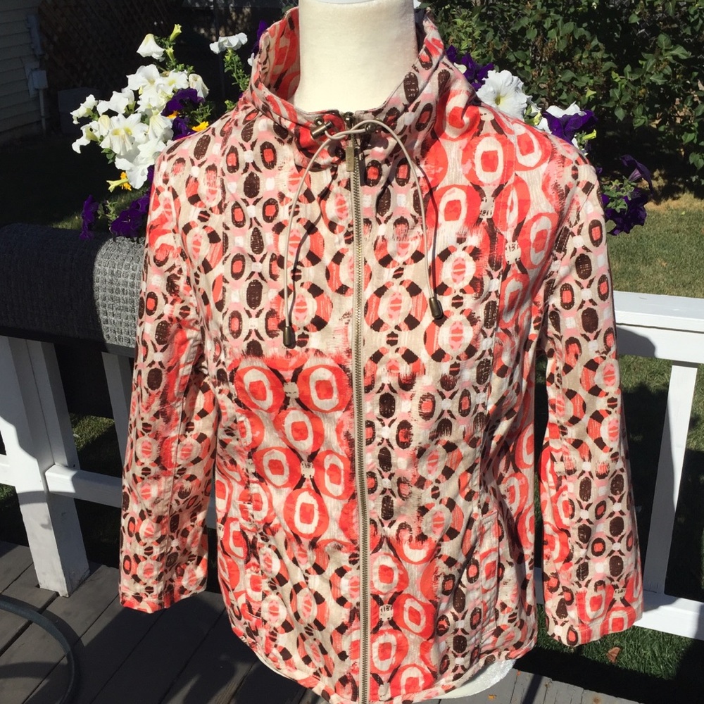 Ruby Rd Geometric Jacket. Size 12 - image 1